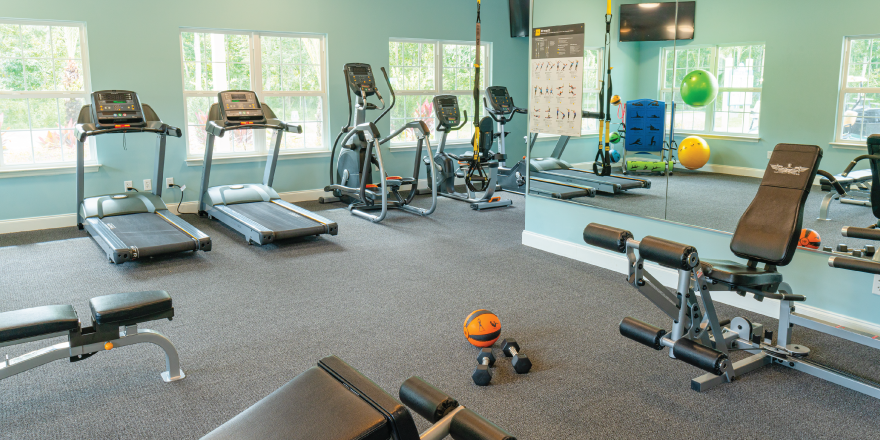 Fitness Center with equipment