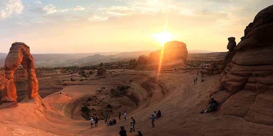 Red rocks at Canyonlands National Park in Moab